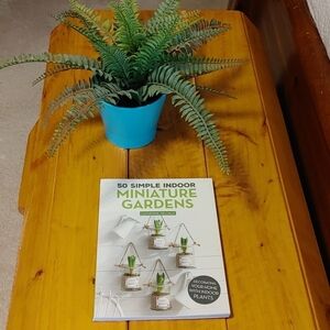 💚50 Simple Indoor Miniature Gardens Book Nwot